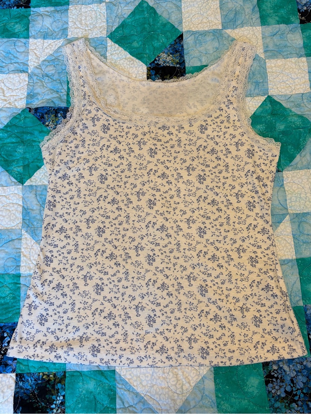 SHEIN- Lacey Tank Top
